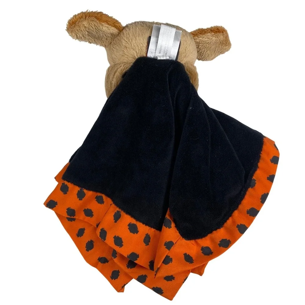 Harley-Davidson Baby Puppy Dog Security Blanket Lovey Black Orange 2020 WP602‎
